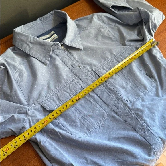 Columbia omni shade sun protection Light Blue Button-Up Shirt new !! - Picture 7 of 14